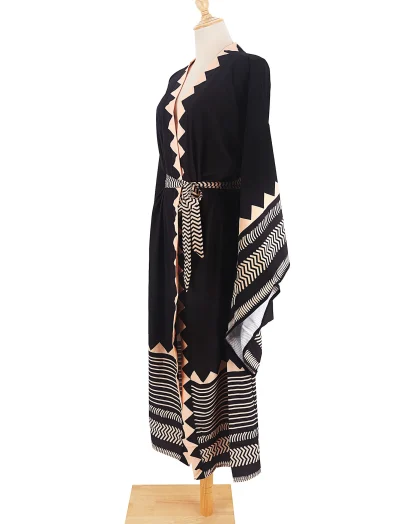Maxi Waist Tie Swimsuit Cover Up - Image 6