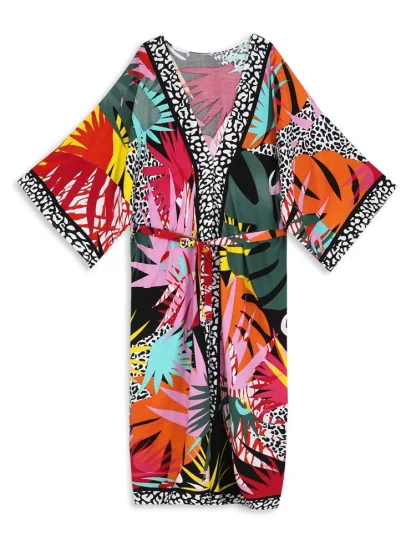 Printed Long Dress Swimsuit Cover Ups - Image 7