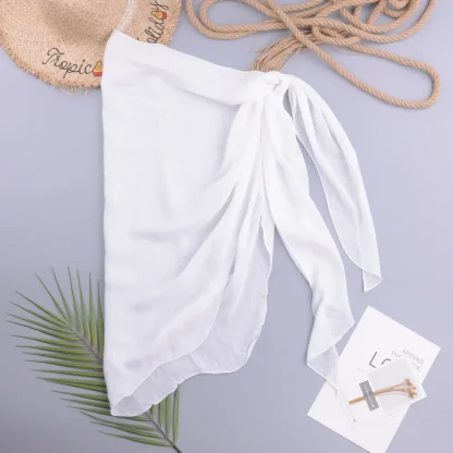 Wrap See-through Swimsuit Cover Up - Image 7