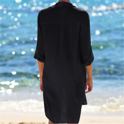 Shirt Mini Dress Swimsuit Cover Ups - Image 6