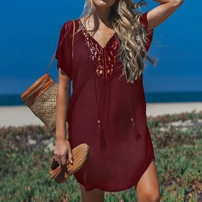Soft Tunic Dress Swimsuit Cover Ups - Image 3