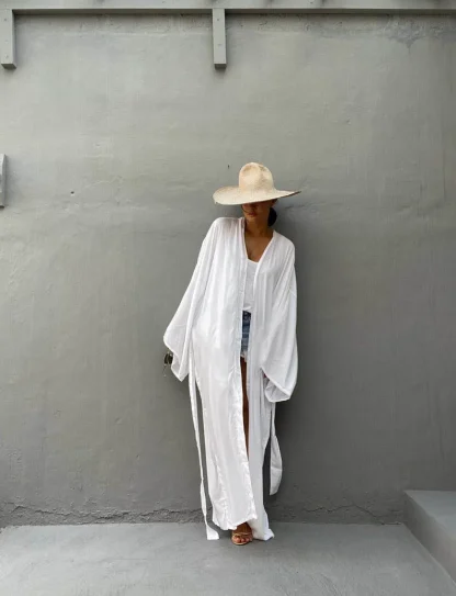 Long Robe Swimsuit Cover Ups - Image 4