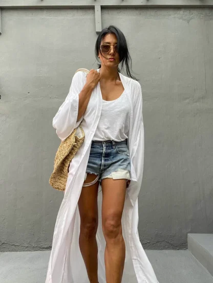 Long Robe Swimsuit Cover Ups - Image 3