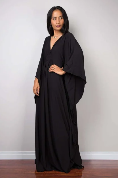 V-neck Long Swimsuit Cover Ups - Image 7