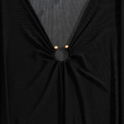 Mesh Mini Dress Swimsuit Cover Up - Image 6