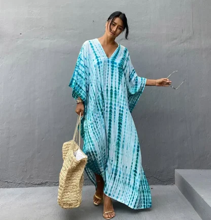 Tie Dye Dress Swimsuit Cover Ups - Image 2