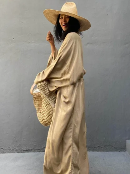 Long Robe Swimsuit Cover Ups - Image 6