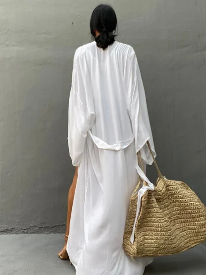 Long Robe Swimsuit Cover Ups - Image 2