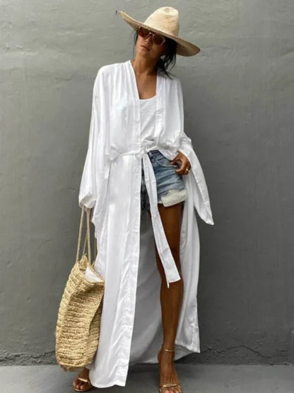 Long Robe Swimsuit Cover Ups