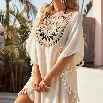 Sunflower Pattern Swimsuit Cover Ups - Image 3
