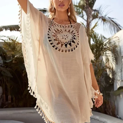 Sunflower Pattern Swimsuit Cover Ups - Image 4