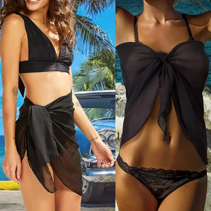 Mini Skirt Swimsuit Cover Ups - Image 5