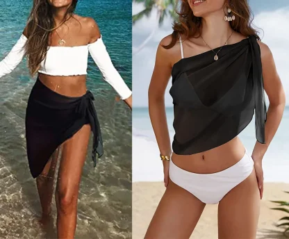 Mini Skirt Swimsuit Cover Ups - Image 6